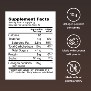 Mocha Collagen Creamer – 11 oz